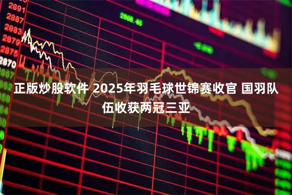正版炒股软件 2025年羽毛球世锦赛收官 国羽队伍收获两冠三亚